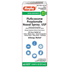 FLUTICASONE 50MCG SPY 9.9ML RUGBY