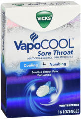 VICKS VAPOCOOL SR THRT LOZ WNTFRST 16CT