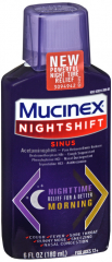 MUCINEX SINUS-MAX NT SHFT CNG&CGH 6OZ