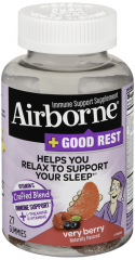 AIRBORNE GUMMIES PLUS REST - BERRY 27CT