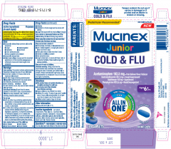 MUCINEX JR COLD & FLU CAPLETS 20CT
