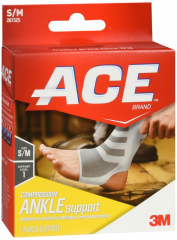 ACE COMPRESSION ANKLE SUPPORT S/M