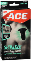 ACE KINESIOLOGY SHOULDR ADHSV SUPPRT 3CT