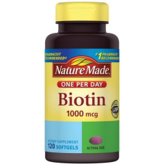 BIOTIN 1000MCG SGC 120CT NAT MADE