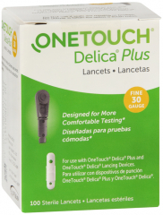 ONE TOUCH DELICA PLUS LANCET 30G 100CT