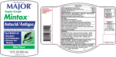 MINTOX ANTACID LIQUID 12OZ MAJOR