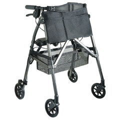 EZ FOLD N GO ROLLATOR 4350-BW BLACK DS