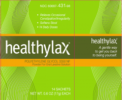 HEALTHYLAX PEG 3350 17 GM PWD 14 UD AHP