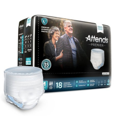 ATTENDS PREMIER UNDERWEAR MEDIUM 4X18CT