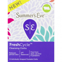 SUMMERS EVE FRESH CLNSING CLTH FLSH 14CT