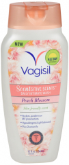 VAGISIL FEMININE WASH PEACH BLOSSOM 12OZ