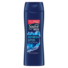 SUAVE MEN REFRESH HYDRATE BDY WASH 15OZ