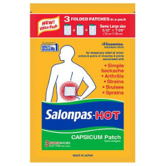 SALONPAS 3CT HOT CAPSICUM PATCH 12X3