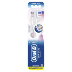 ORAL B TOOTHBRUSH GUM CARE XTRA SFT 2CT