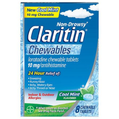 CLARITIN CHEW COOL MINT 8CT