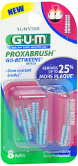 GUM Go-Betweens Proxabrush Refills Moderate - 8 ct