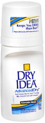 Dry Idea Advanced Dry Anti-Perspirant Deodorant Roll-On Unscented - 3.25 oz