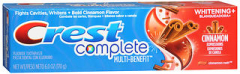 Crest Complete Toothpaste Whitening + Cinnamon Rush - 6 oz