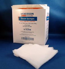 MK GAUZE PRF  4X4 8PL STR BX50