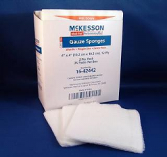 MK GAUZE PRF  4X4 12PL STR  25