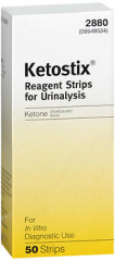Ketostix Reagent Strips for Urinalysis, Ketone Test - 50 ct