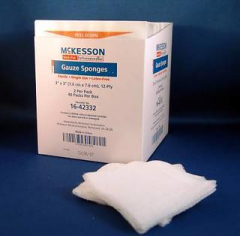 MK GAUZE PRF  3X3 STR     40X2
