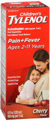 Tylenol Children's Pain & Fever Oral Suspension Cherry Blast Flavor - 4 oz