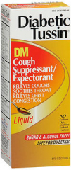 Diabetic Tussin DM Cough Suppressant/Expectorant - 4 oz