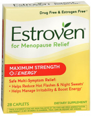 Estroven Maximum Strength + Energy for Menopause Relief Caplets