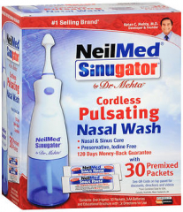 NeilMed Sinugator Cordless Pulsating Nasal Wash