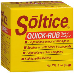 Soltice Quick Rub Topical Analgesic - 3 oz