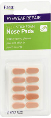 Flents Nose Pads Self-Stick Foam Pads Peach - 10 ct