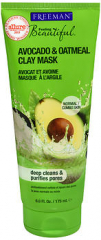 Freeman Feeling Beautiful Facial Clay Mask Avocado & Oatmeal - 6 oz