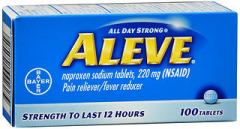 Aleve Pain and Fever Reducer Tablets - 100 ct