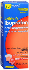 Sunmark Children's Ibuprofen Oral Suspension Berry - 8 oz