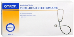 Omron Professional Series Dual-Head Stethoscope, Black - 1 ct