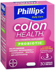 Phillips Colon Health Probiotic Supplement - 30 Capsules