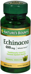 Nature's Bounty Echinacea 400 mg Capsules - 100 ct