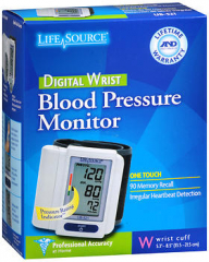 LifeSource Digital Wrist Blood Pressure Monitor UB-521