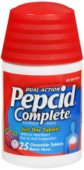 Pepcid Complete Chewable Tablets Berry Flavor - 25 ct