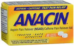 Anacin Pain Reliever Coated Tablets