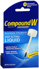 Compound W Wart Remover Fast-Acting Liquid - .31 oz