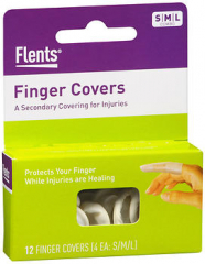 Flents First Aid Cots for Fingers Tips - 12 ct