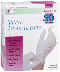 Cara Vinyl Gloves Large - 50 ct