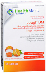 Health Mart Cough DM Liquid Orange-Flavored
