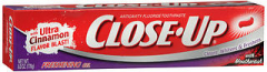 Close-Up Anticavity Fluoride Toothpaste Gel Cinnamon - 6 oz