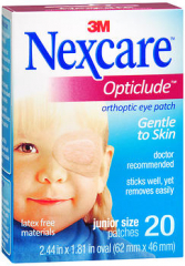 Nexcare Opticlude Orthoptic Eye Patches Junior Size - 20 ct