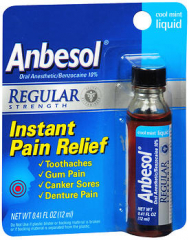 Anbesol Liquid Regular Strength Cool Mint - 0.41 oz