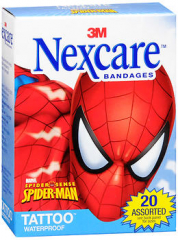 NEXCARE SPIDERMAN BAND 20CT
