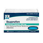 QC IBUPROFEN LIQ GEL 200MG 20      99613